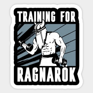 Training for Ragnarok Sticker